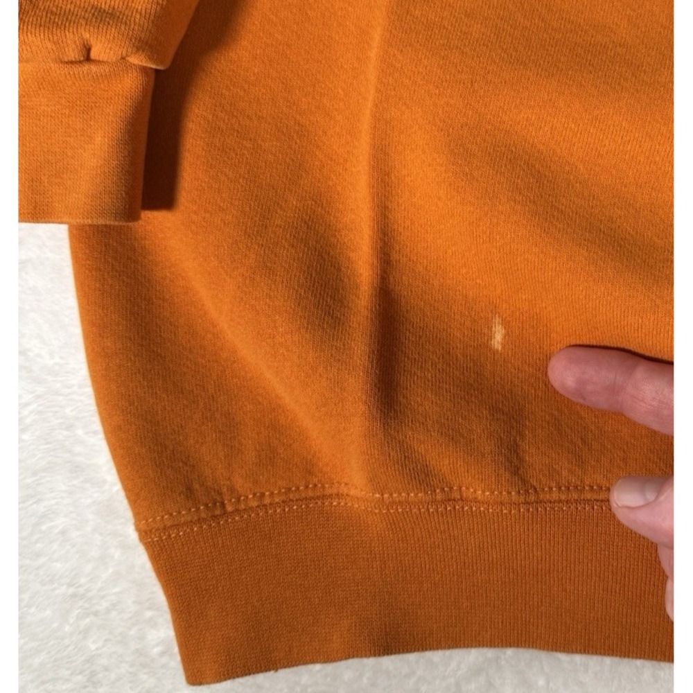 VTG 90s Nike Center Swoosh Spell Out Crewneck Sweatshirt Size XXL Made In USA - Picture 5 of 11